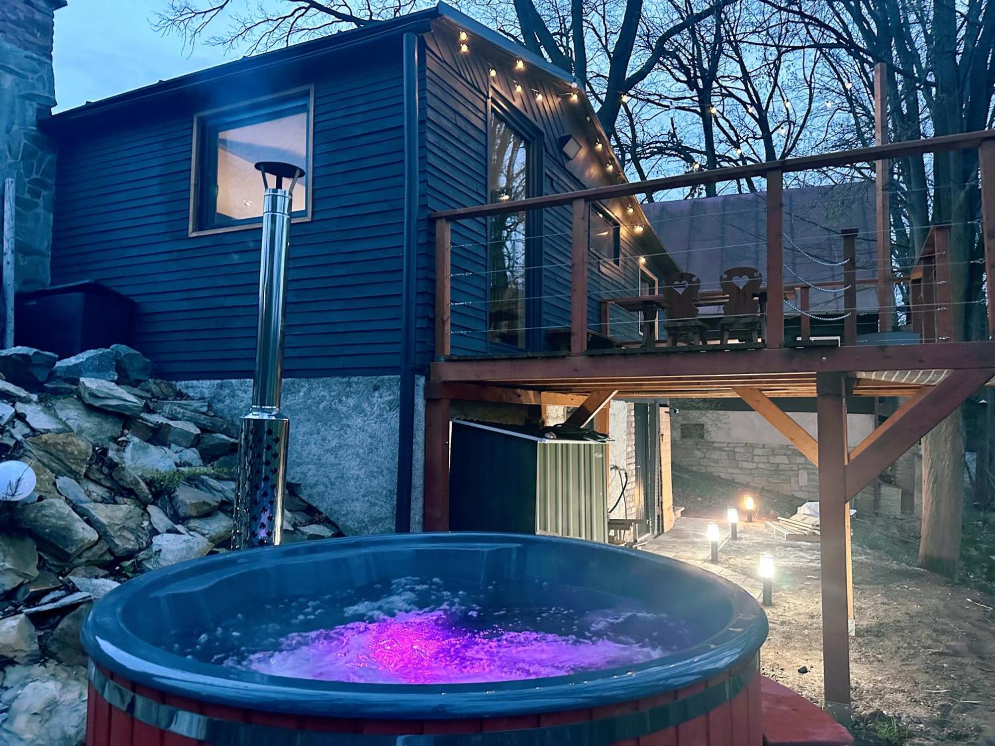 Wellness Chata Hideaway Se Saunou Trebechovice pod Orebem Экстерьер фото